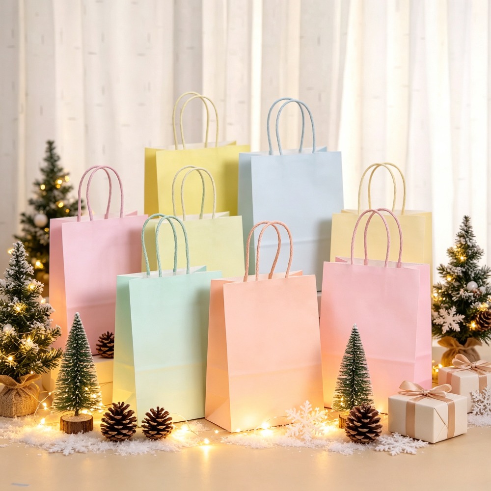 Wedding Event Supply - 6-24 szt. pastelowych torebek prezentowych z