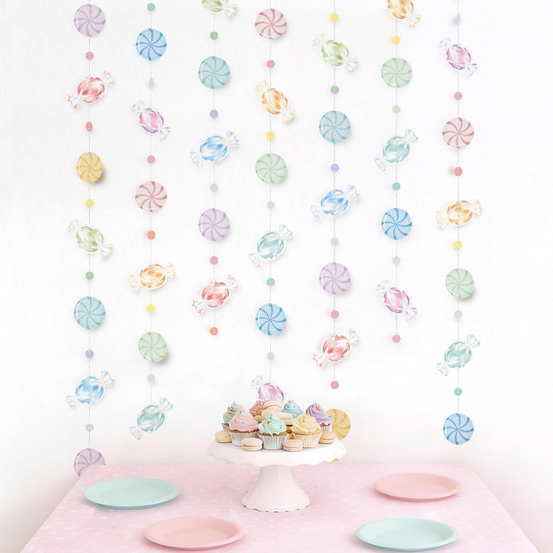 Wedding/Event Supply Store - Dekoracje na imprezę Candyland, girlandy z