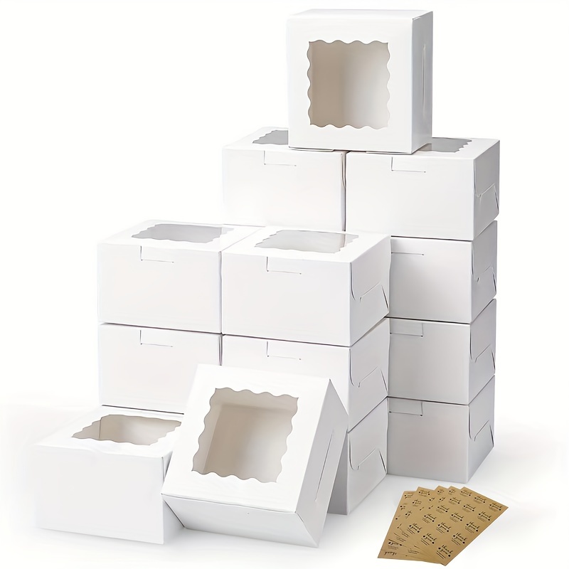Wedding Souvenir - 10 szt. Pudełek z papieru kraft