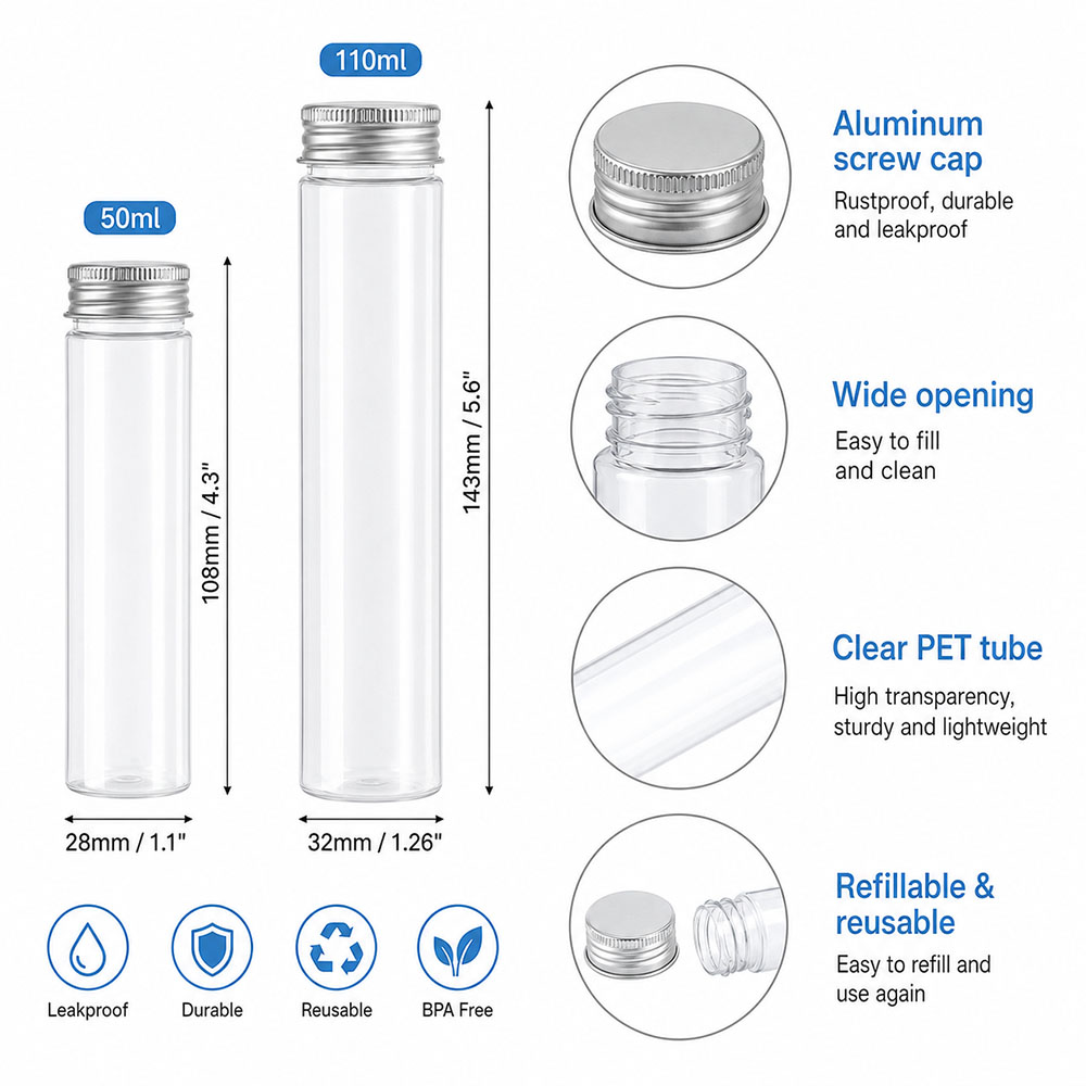 20 szt. 50ml/100ml Przezroczys – Wedding Souvenir recenzja i cena