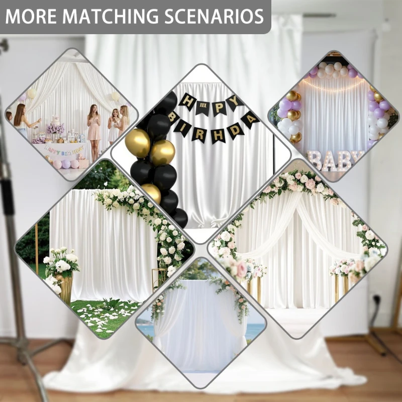 Satynowa tkanina do dekoracji  – Supply Wedding Venue recenzja i cena