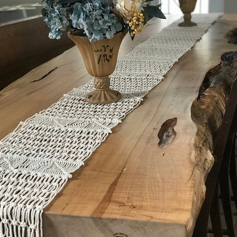 Macrame Boho Bieżnik na stół d – Wedding Supply Rentals recenzja i cena