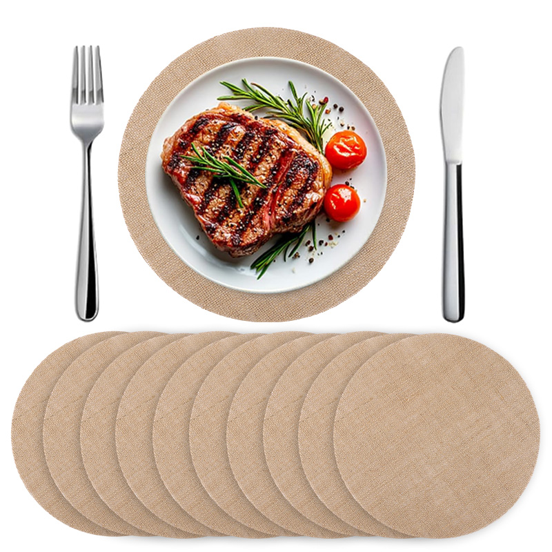 10/20 szt. Okrągłe podkładki z – Wedding Supply Rentals recenzja i cena