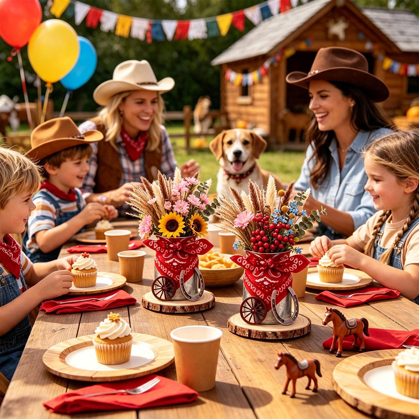 Ozdoby stołowe w stylu western – Wedding Supply Rentals recenzja i cena