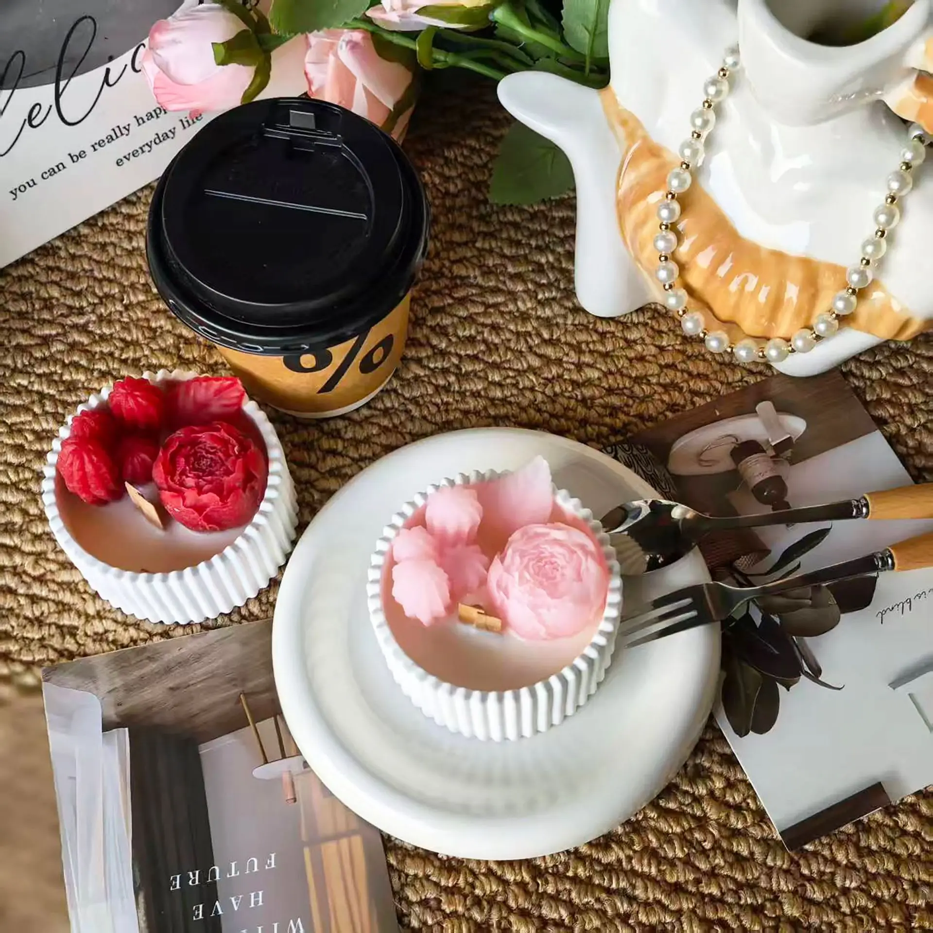 2 sztuki zapachowych świec w k – Wedding Souvenir recenzja i cena