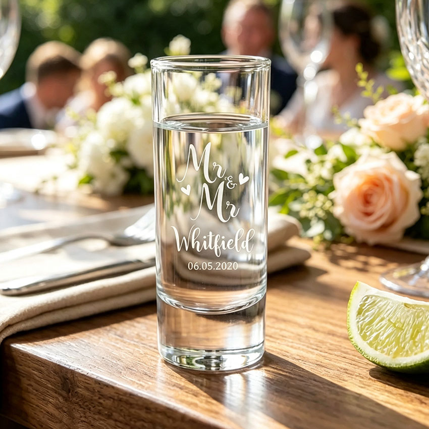 Spersonalizowane kieliszki do  – Wedding Souvenir recenzja i cena