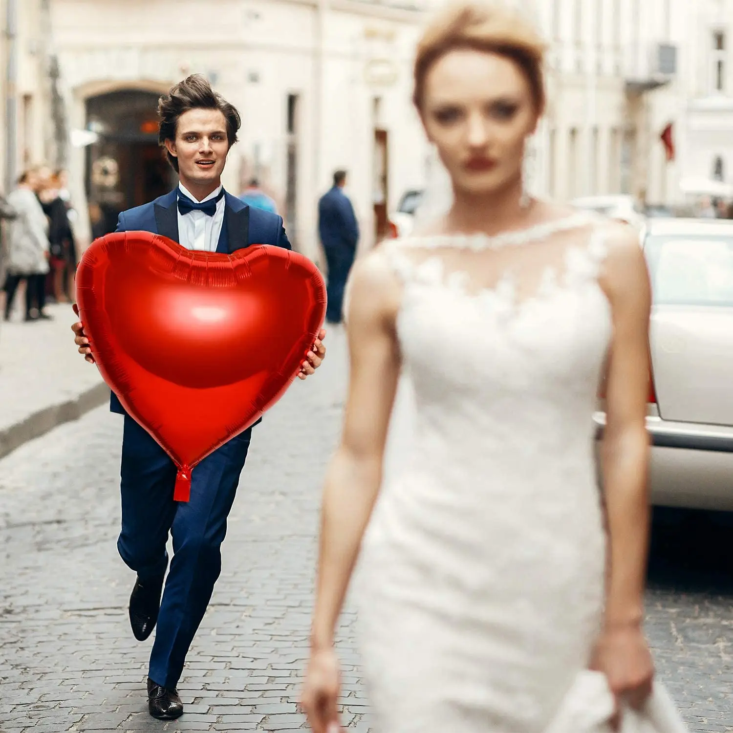 1/2 sztuki, balony w kształcie – Wedding Qq recenzja i cena