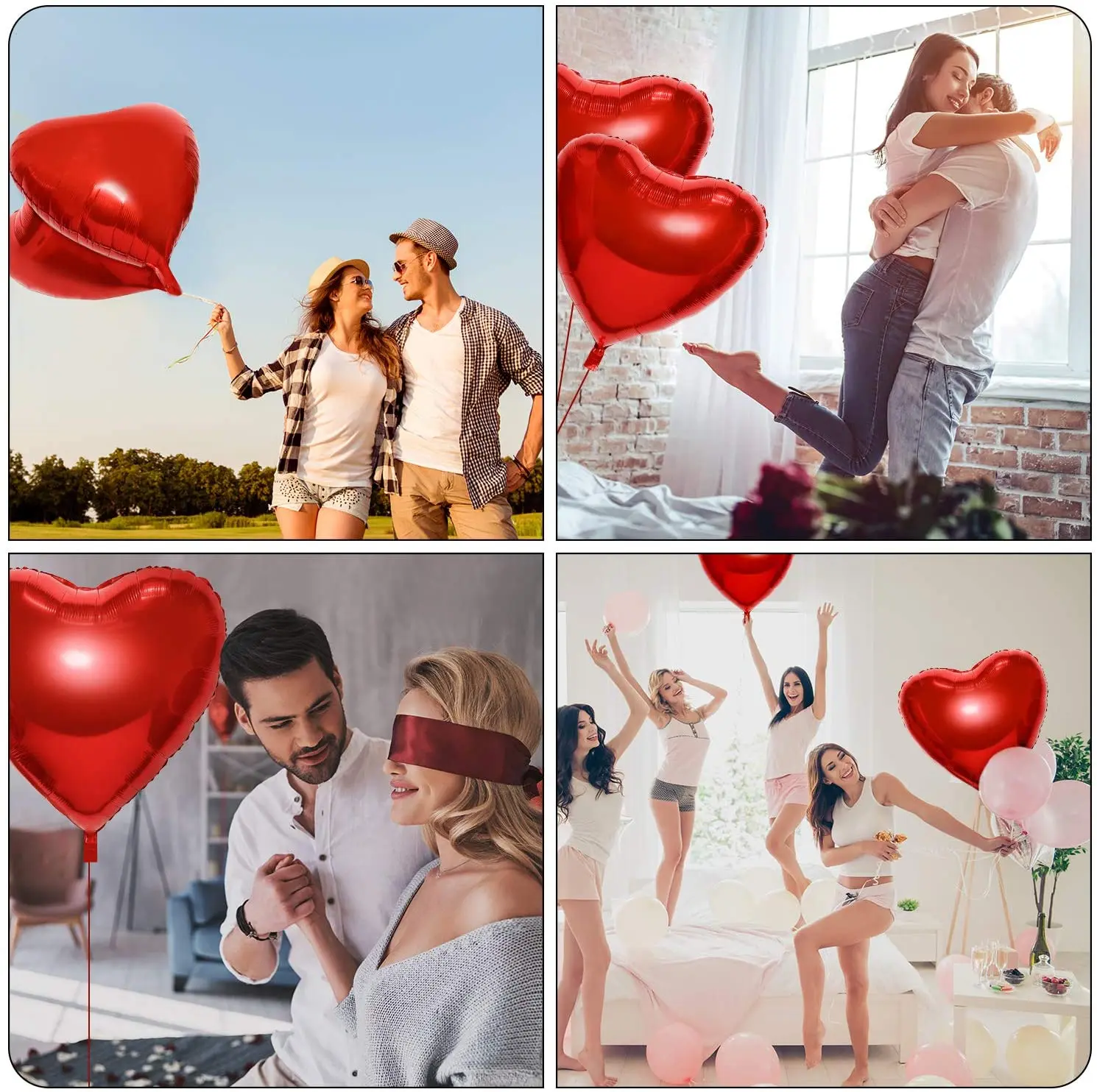 1/2 sztuki, balony w kształcie – Wedding Qq recenzja i cena